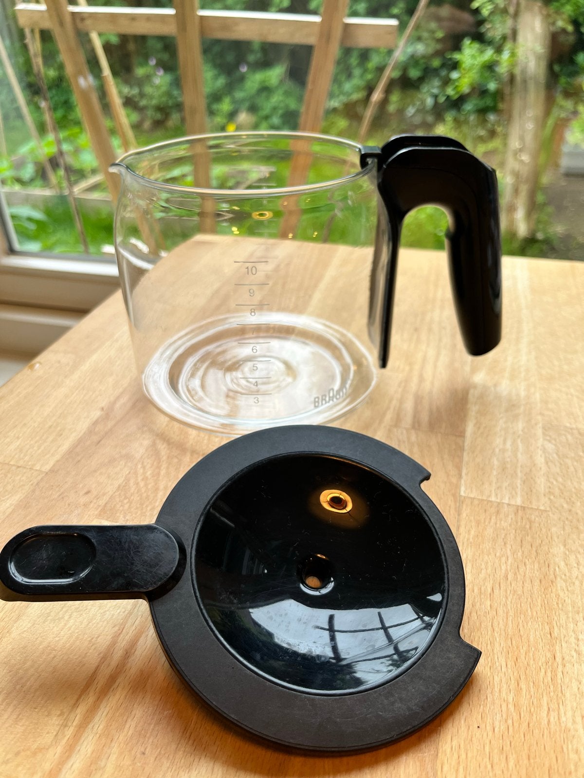 Braun koffiekan met deksel - 10 kopjes, Ophalen, Gebruikt, 10 kopjes of meer, Koffiemachine