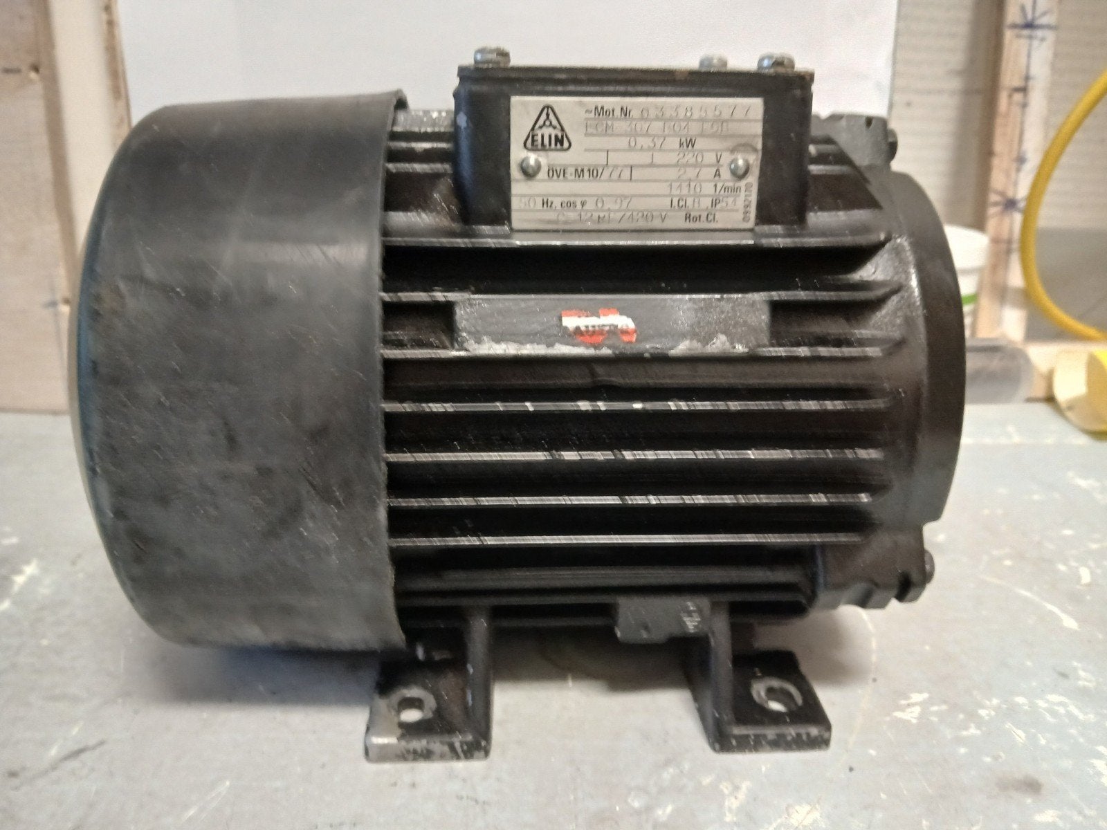 aandrijfmotor Emco 8 draaibank, Doe-het-zelf en Verbouw, Ophalen, Gebruikt, Metaaldraaibank