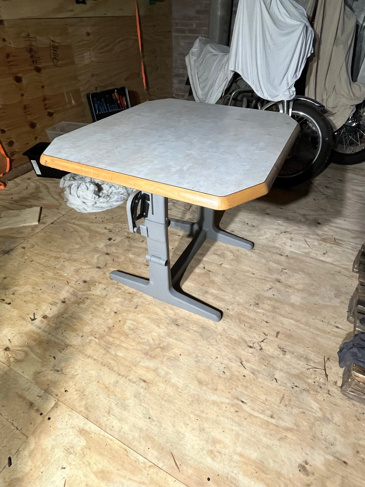Fendt Caravan Neerklapbare Tafel, Caravans en Kamperen, Ophalen, Gebruikt