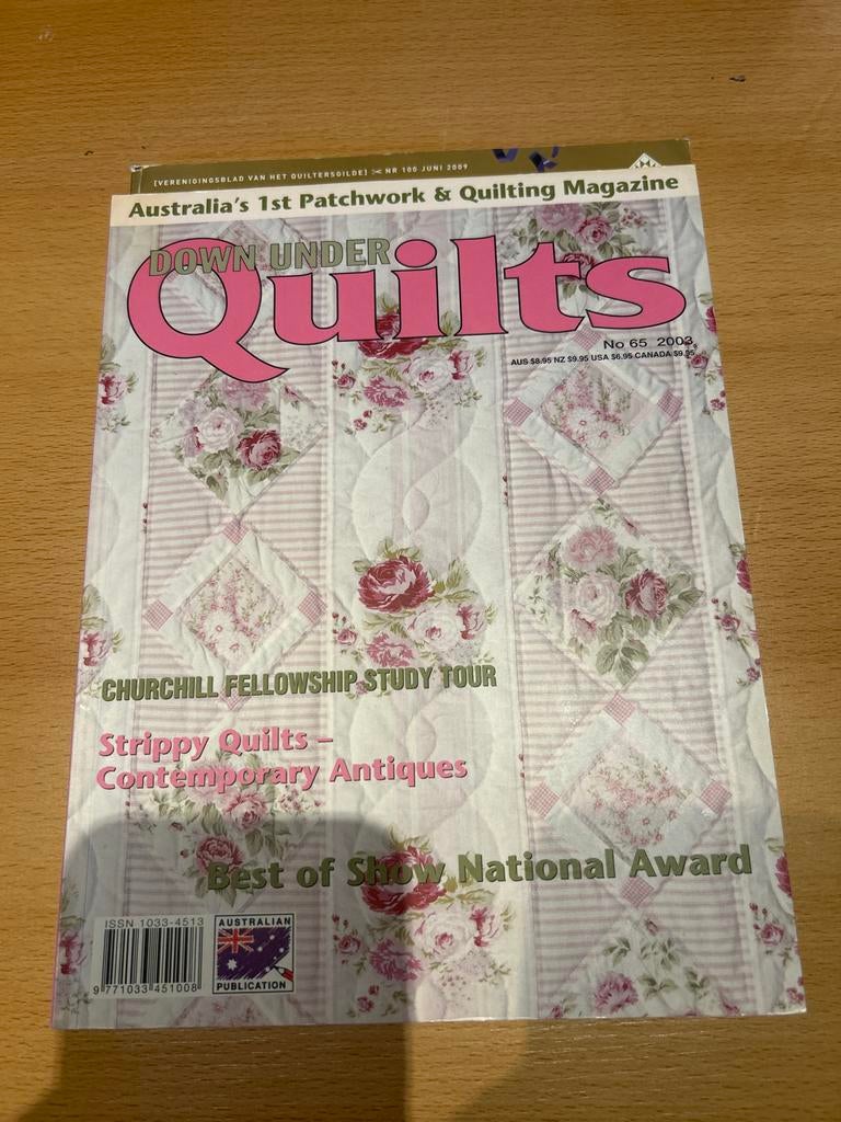 Patchwork & Quilting Magazine Collectie, Gebruikt, Meerkleurig, Papier of Karton, Knutselboek
