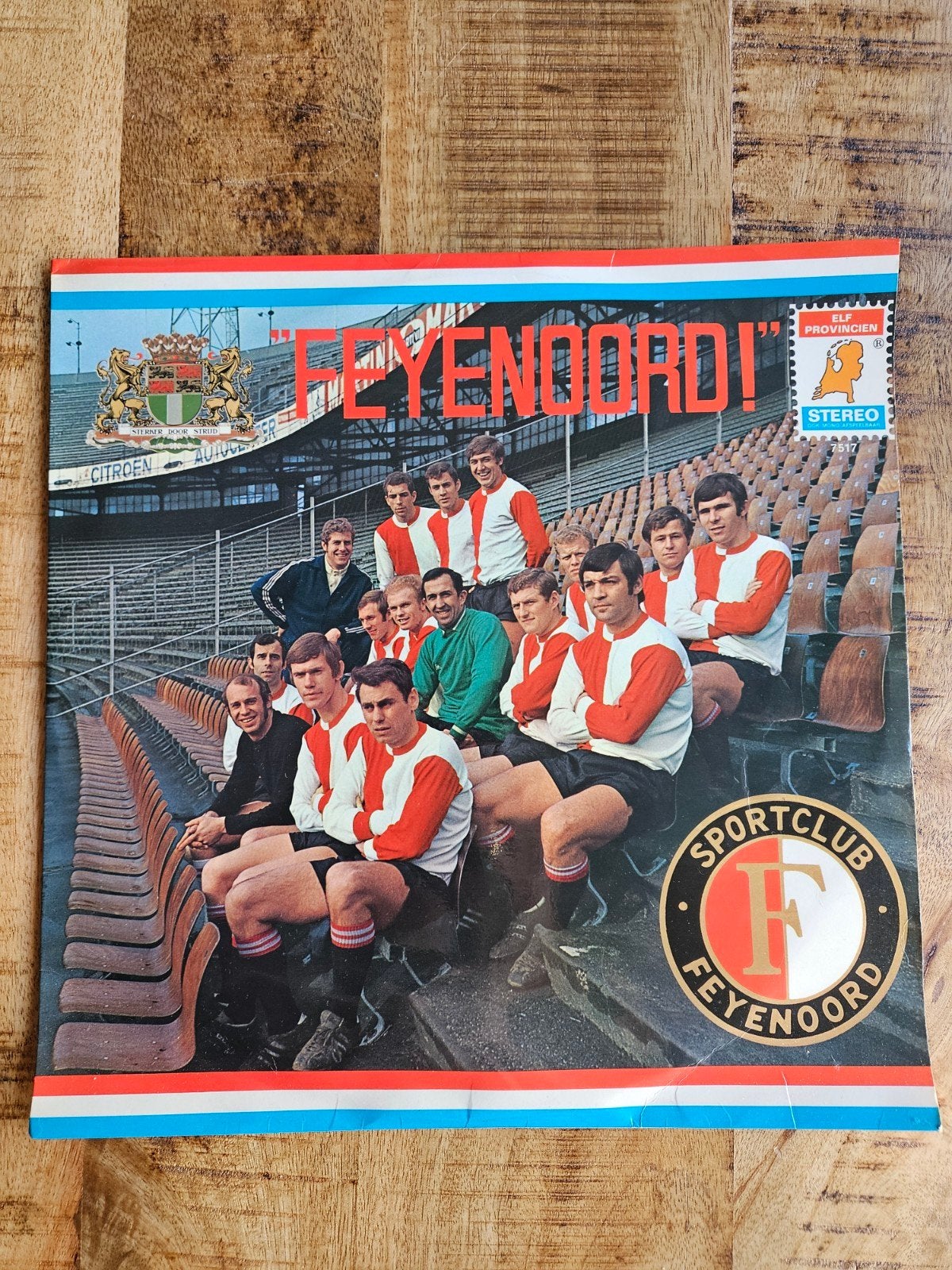 Feyenoord! - 11 Provinciën LP, LP, Gebruikt, Overige genres, Gesigneerd