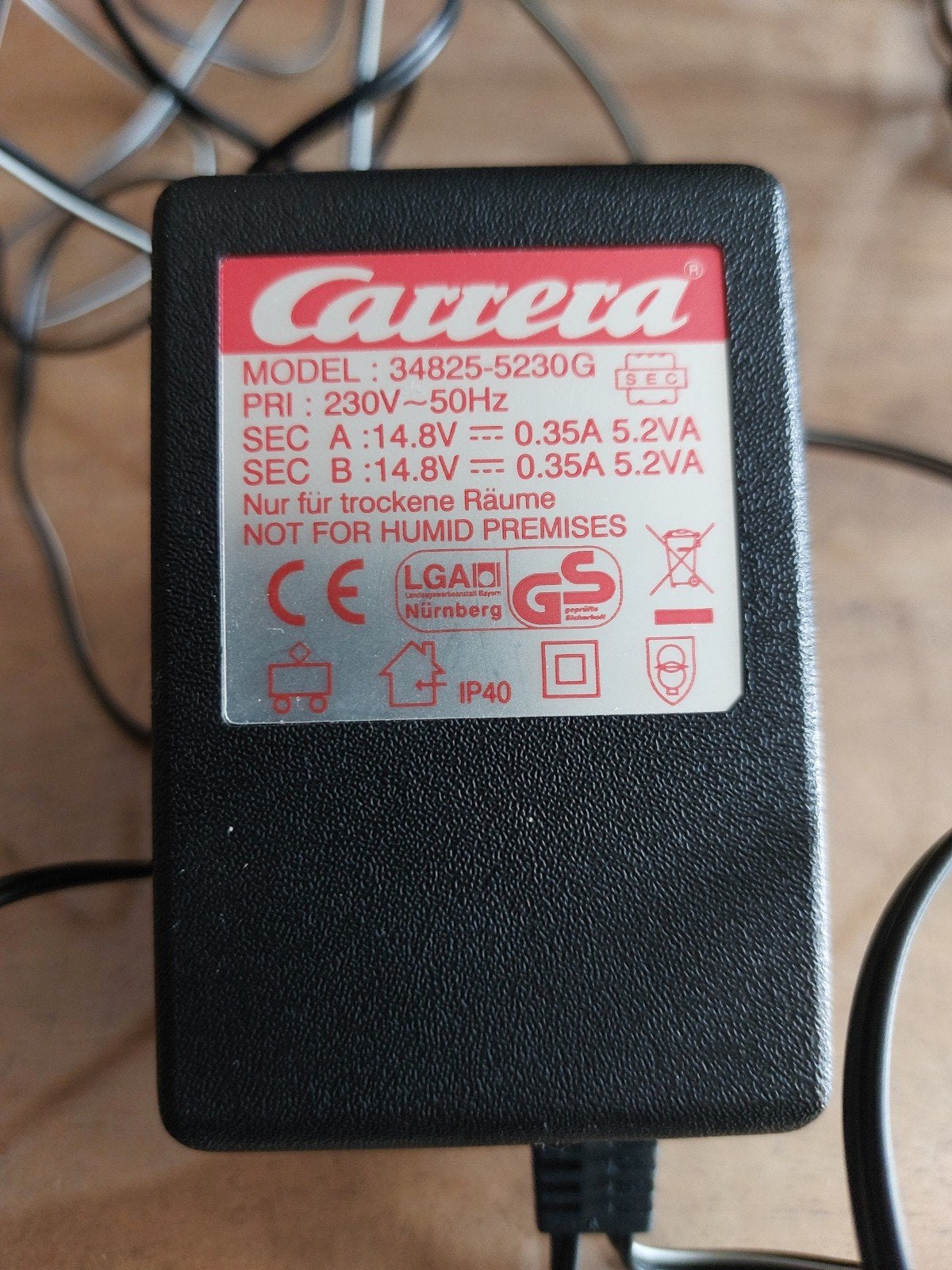 Carrera Go Adapter 34825-5230G - Voeding voor Racebaan, Gebruikt, Onderdelen, Carrera, Ophalen of Verzenden