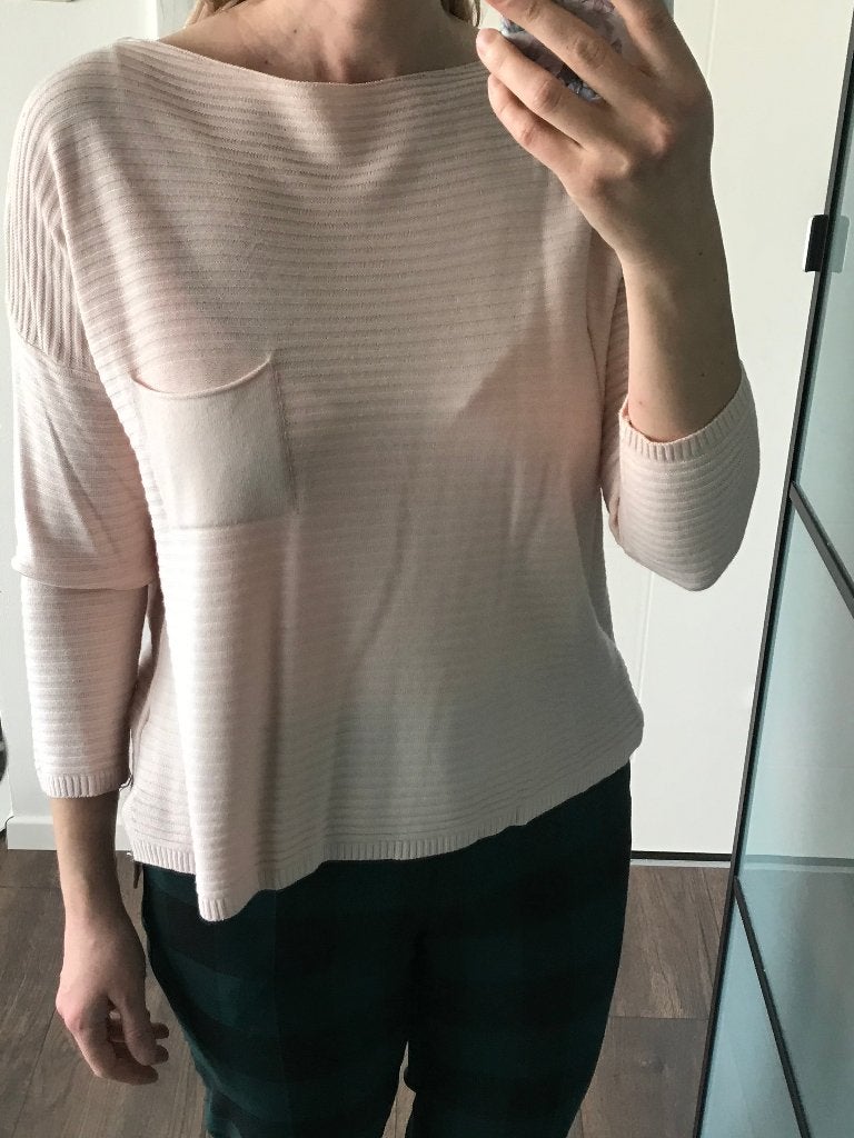 COS lichtrose wijdvallende ibiza stijl trui pullover maat M, Kleding | Dames, Maat 38/40 (M), COS, Nieuw, Ophalen of Verzenden