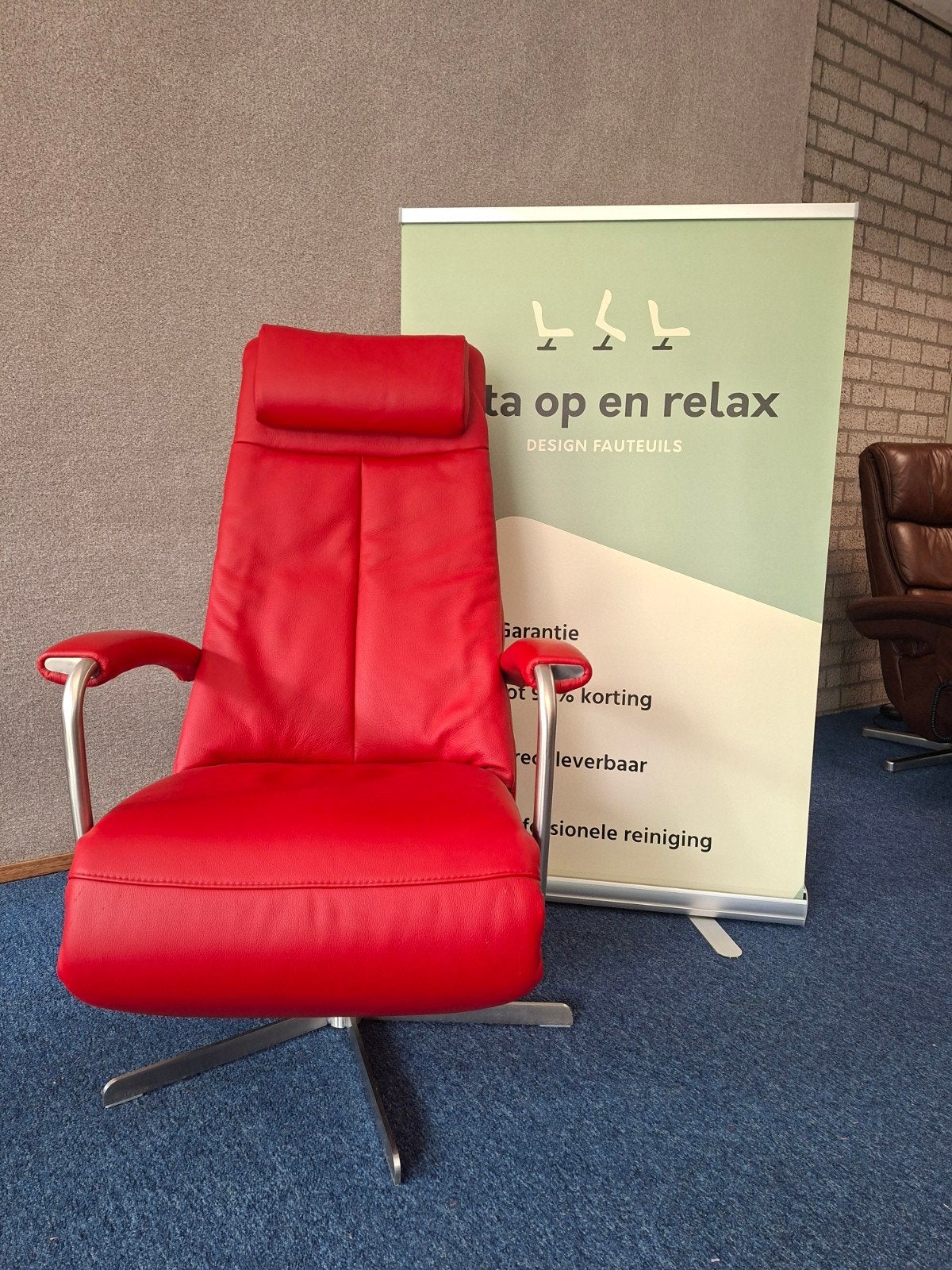 Sta op relax fauteuil Prominent C102 extra luxe op accu 🔋, Minder dan 75 cm, Hoofdstraat 60 Schijndel, Ophalen of Verzenden, Zo goed als nieuw