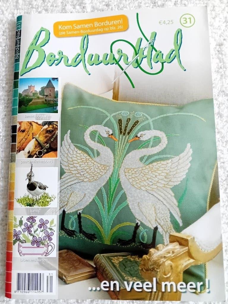 Borduurblad nr. 31, Hobby en Vrije tijd, Borduren en Borduurmachines, Ophalen of Verzenden, Nieuw, Patroon