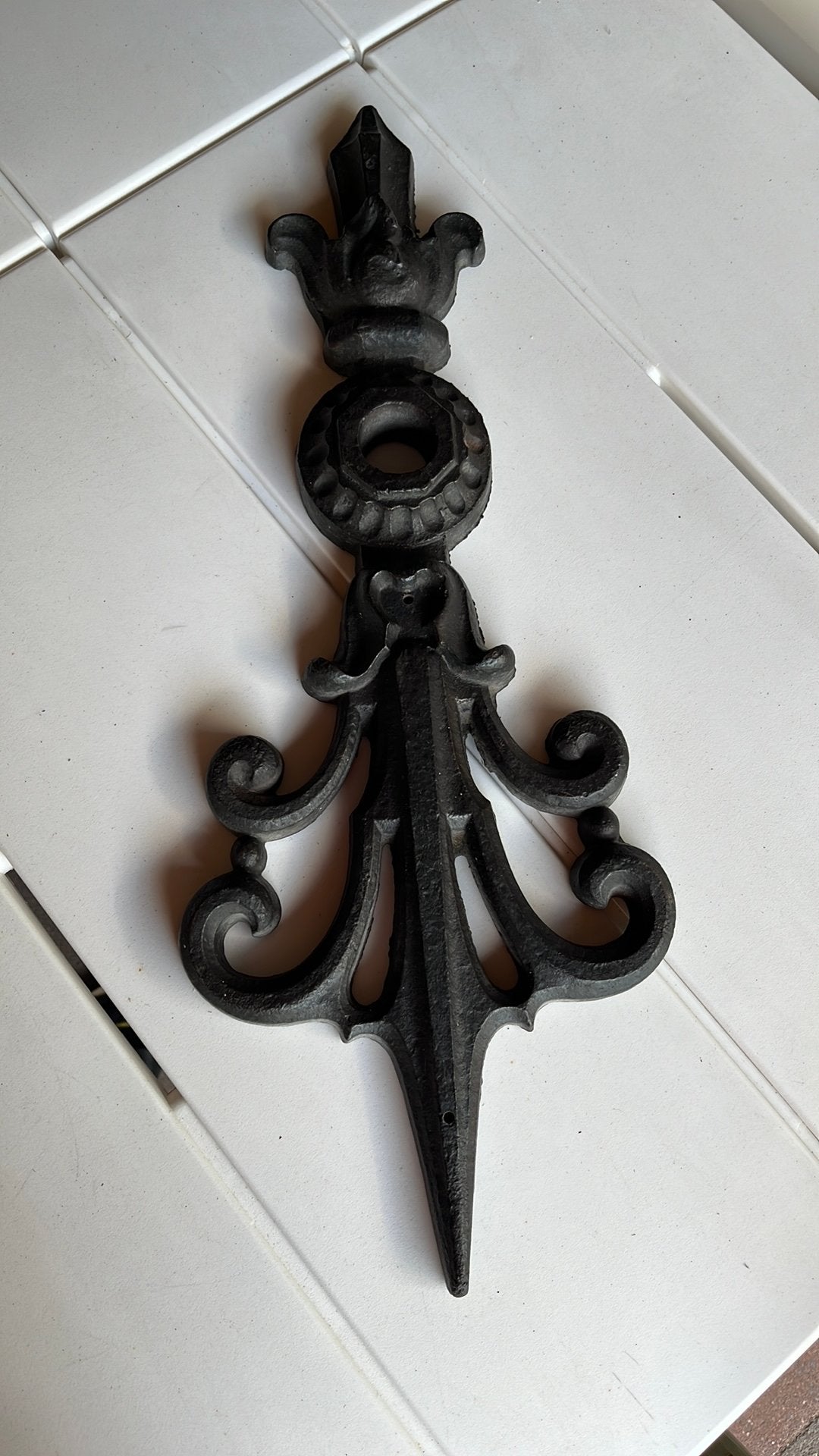 Antiek gietijzeren muuranker kleur zwart, Ophalen of Verzenden