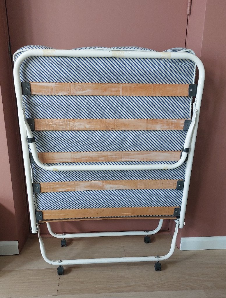 Vouwbed / logeerbed (1 persoons), Ophalen, Gebruikt, Eenpersoons, 190 cm of minder