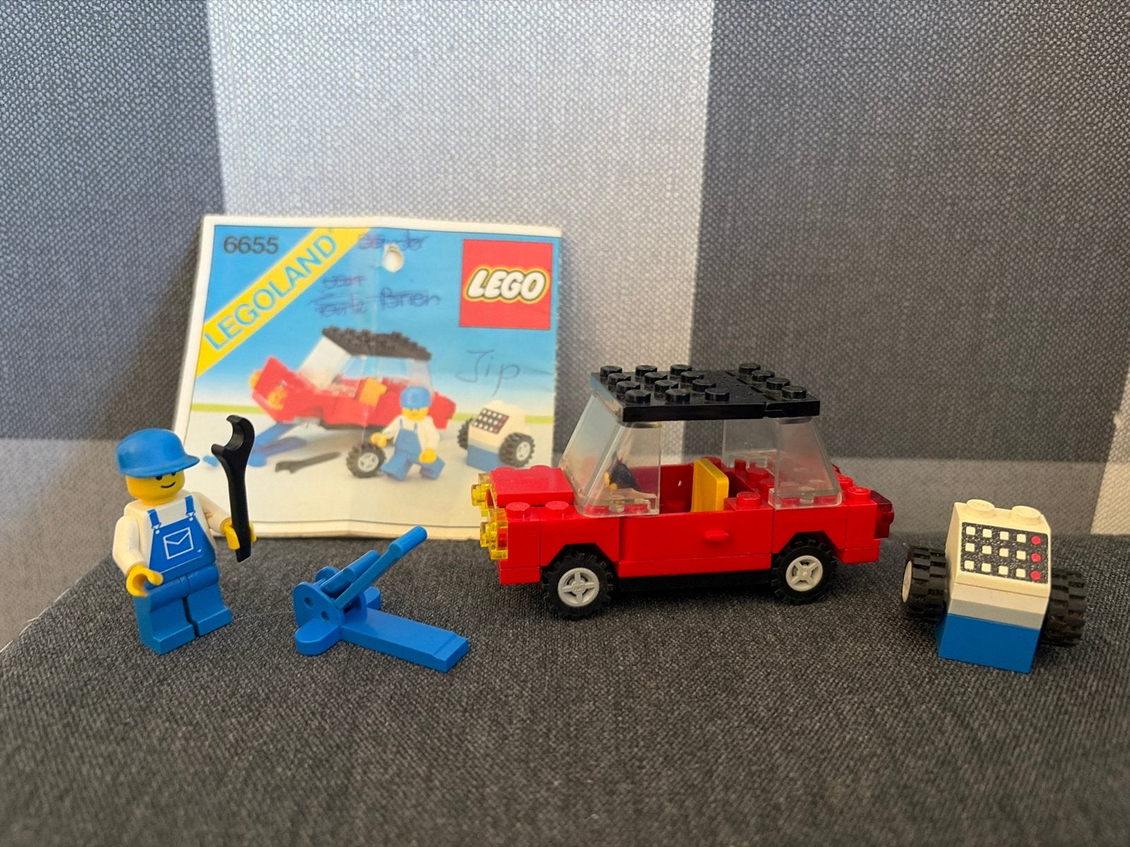Lego Legoland 6655 Automonteur met instructieboekje, Ophalen of Verzenden, Gebruikt