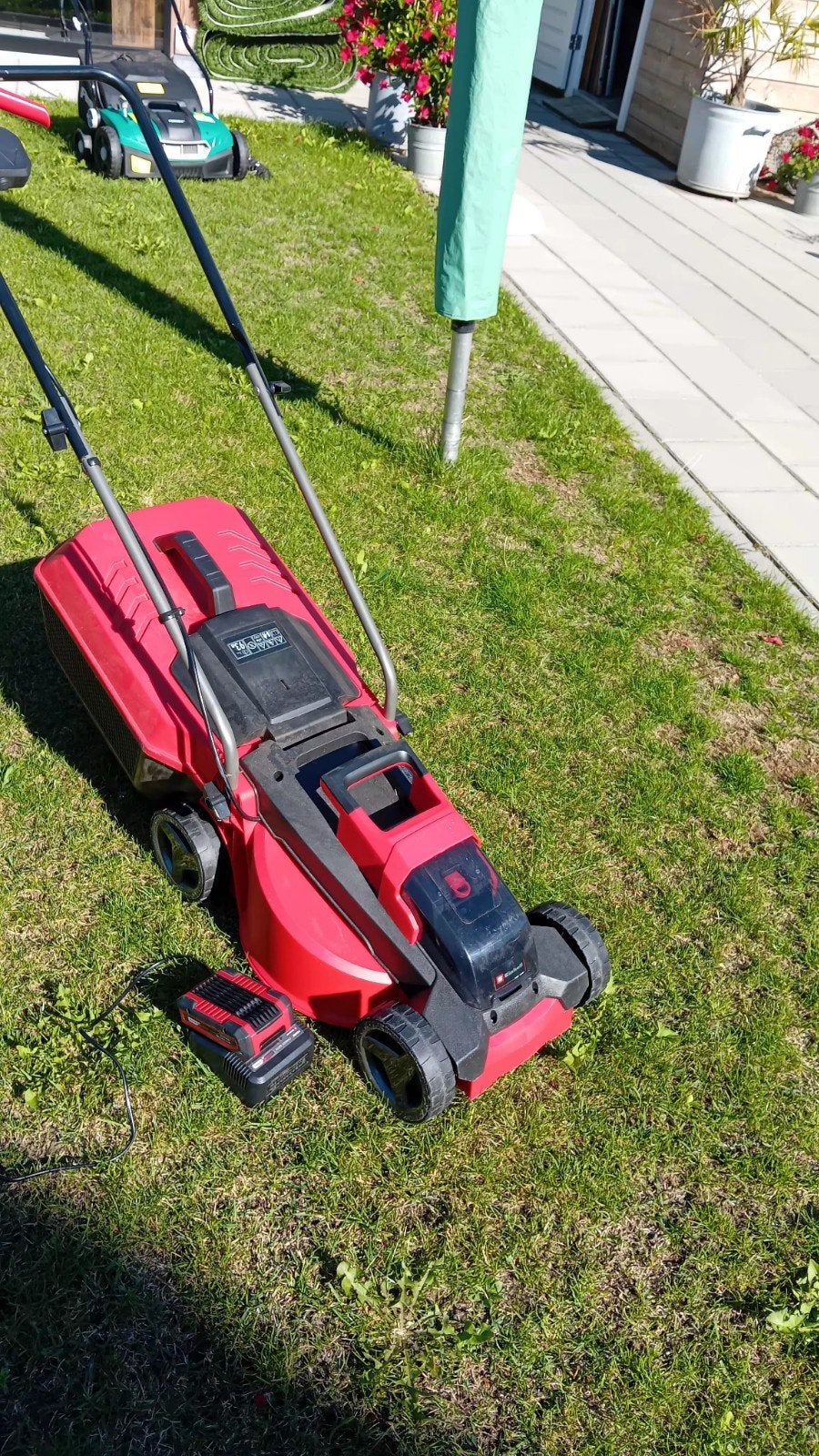 te  koop, Ophalen, 30 t/m 39 cm, Accu-grasmaaier, Einhell