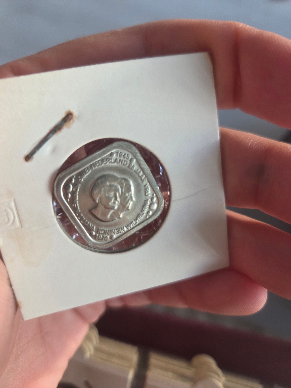 Nederland 5 cent 1945 Koningin Wilhelmina, Postzegels en Munten, Ophalen of Verzenden