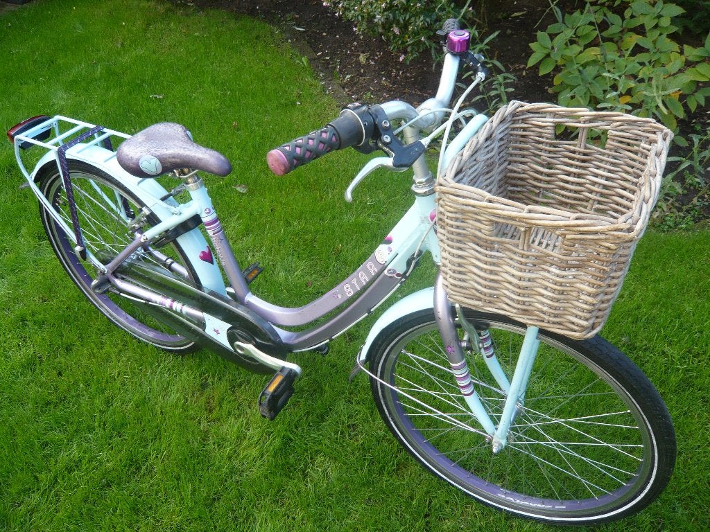 mooie 24""37cm alu Batavus transportfiets met 3versn + mand, Ophalen, 24 inch, Batavus, Versnellingen