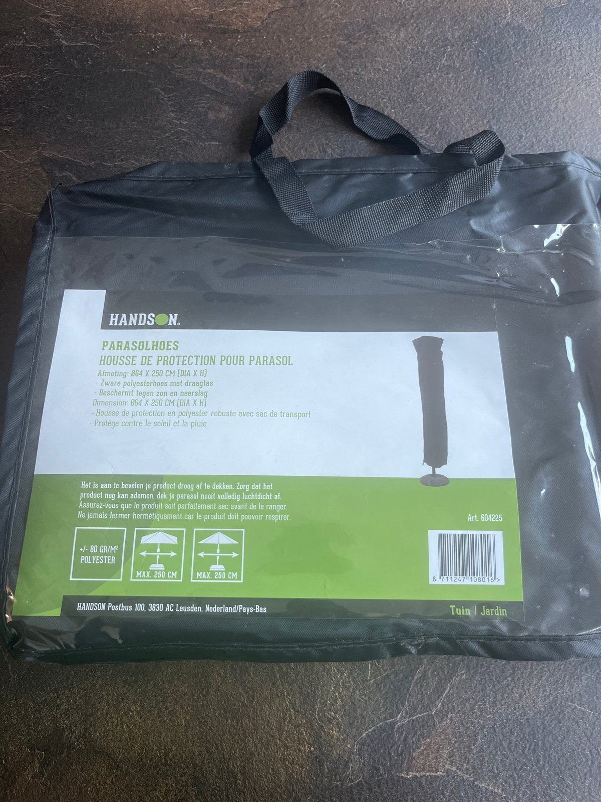Nieuwe parasolhoes - Bescherming voor uw parasol, Zo goed als nieuw, Waterdicht, Parasolhoes, 2 tot 3 meter