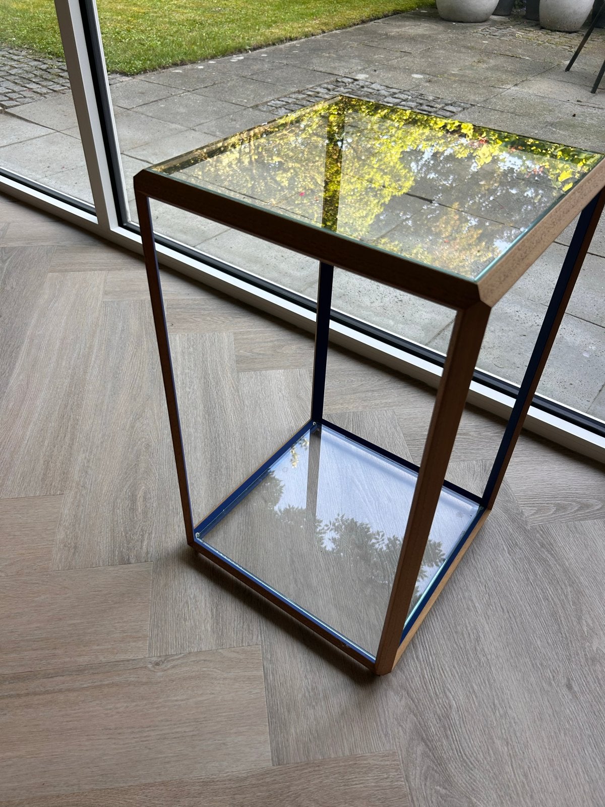 Molteni Grado salontafel van Ron Gilad, hoogte 60 cm, Ophalen, Minder dan 50 cm, Vierkant, Glas