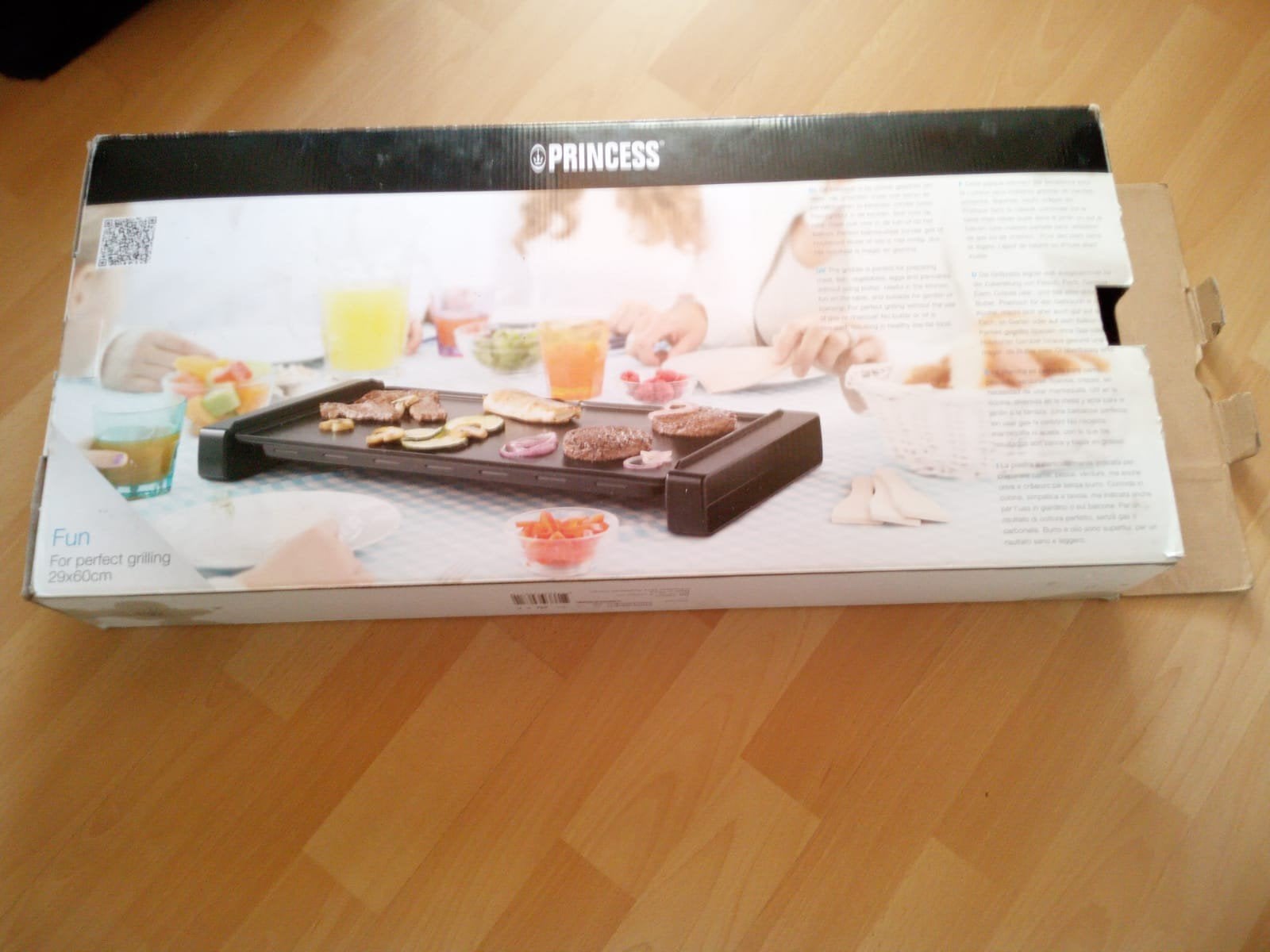 Princess Tafelgrill 29x60 cm, Ophalen, Zo goed als nieuw, Tafelgrill