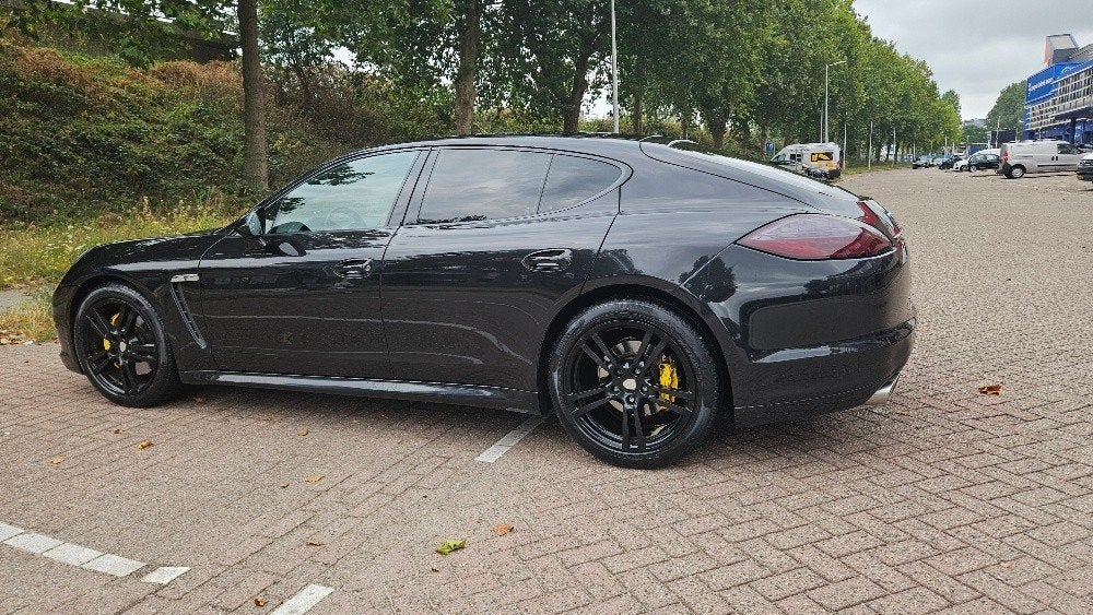Porsche Panamera 3.6 PDK 2011 Zwart, Auto's, Automaat, Achterwielaandrijving, Zwart, Zwart