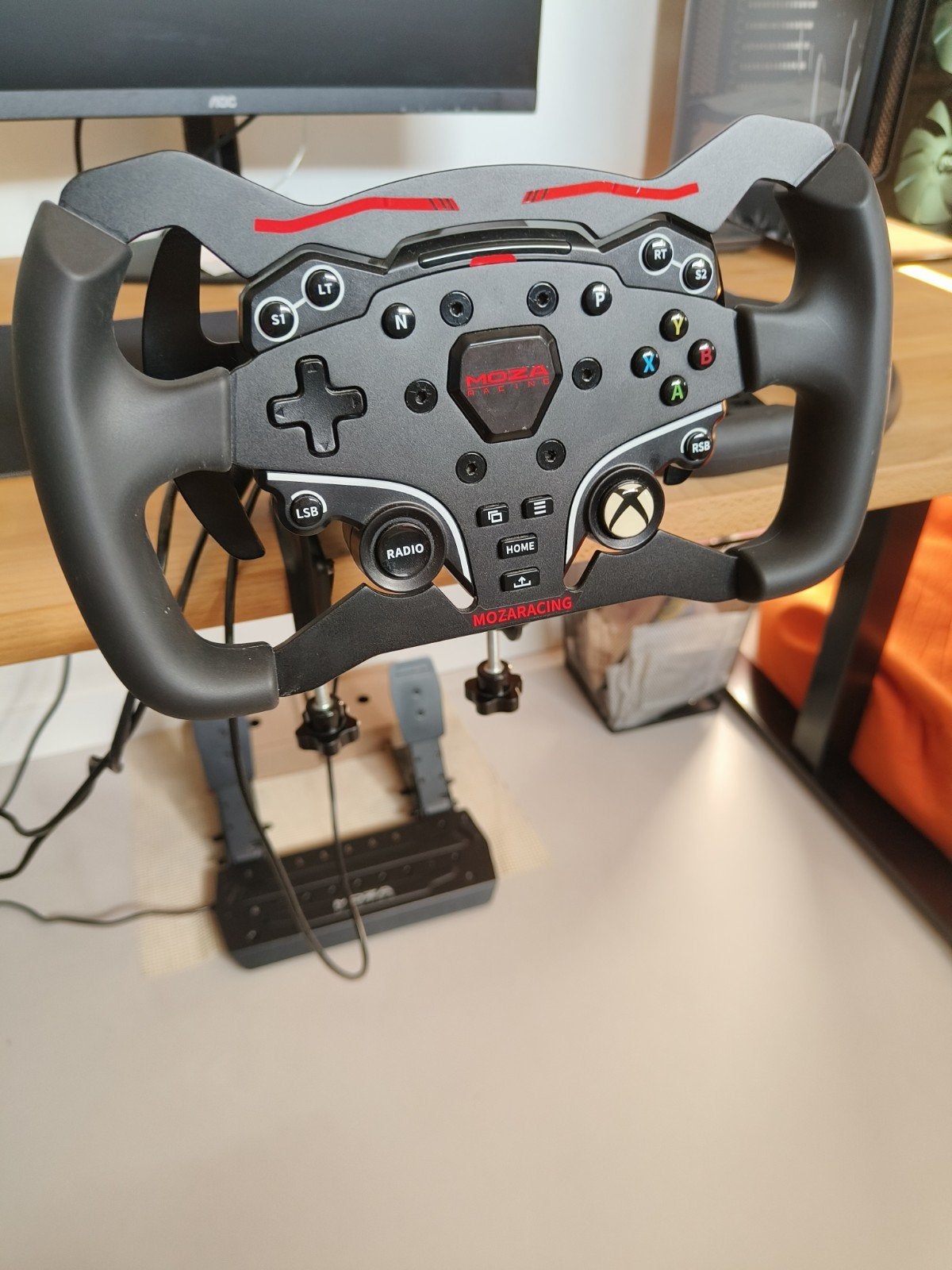 Moza R3 bundle xbox/pc + F1 add on, Ophalen of Verzenden, Zo goed als nieuw, Moza Racing