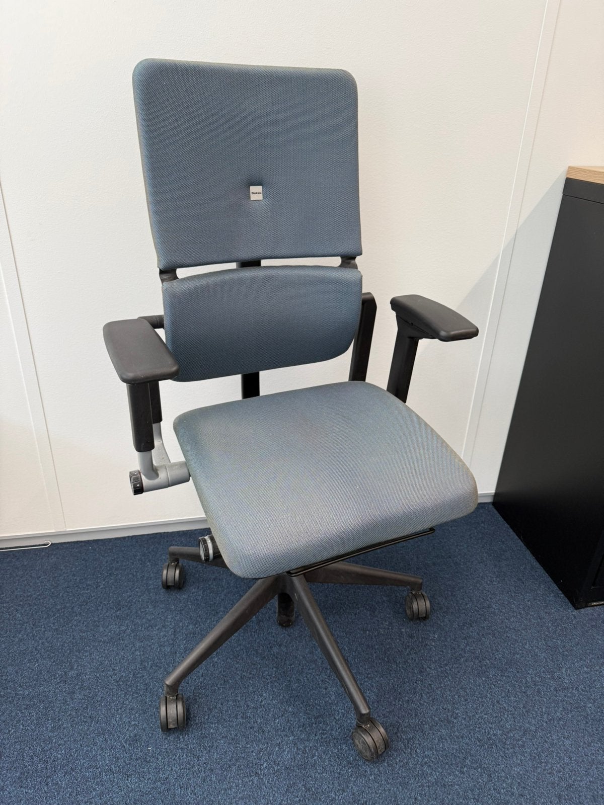 Steelcase ergonomische bureaustoel, Ophalen, Zwart, Steelcase, Zo goed als nieuw
