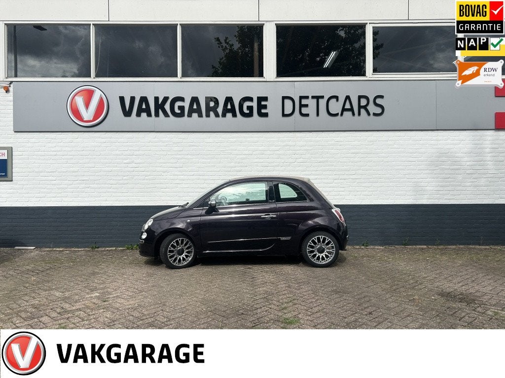 Fiat 500C 0.9 TwinAir Lounge (bj 2013), Auto's, 86 pk, Gebruikt, 31 €/maand, Overige kleuren