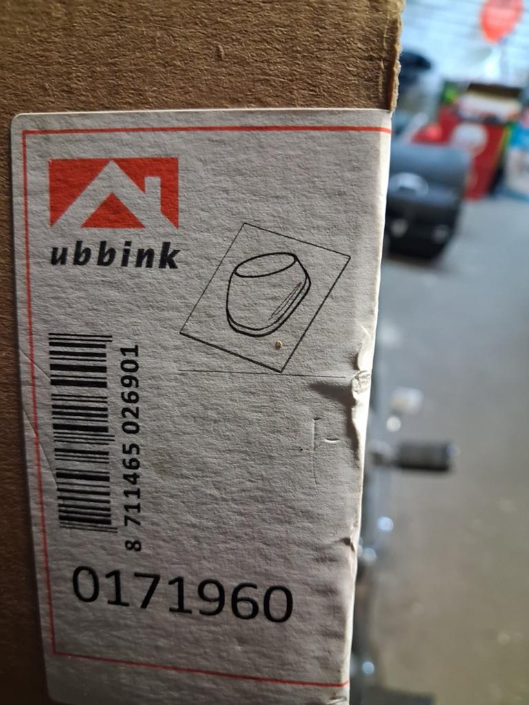 Ubbink Universele Loodpan Ø 131 - 25-45 (UL) Nieuw, Doe-het-zelf en Verbouw, Ophalen of Verzenden