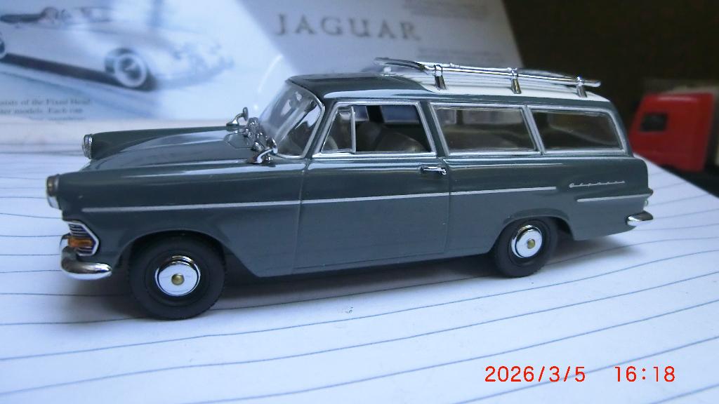 Minichamps opel rekord P2 caravan 1:43, Ophalen of Verzenden, Zo goed als nieuw, Auto, MiniChamps