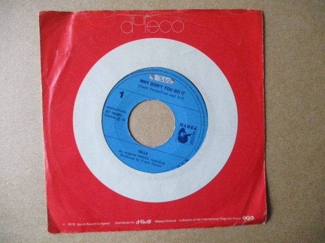 s2267 gilla - why dont you do it 2, Ophalen, Gebruikt, Overige genres