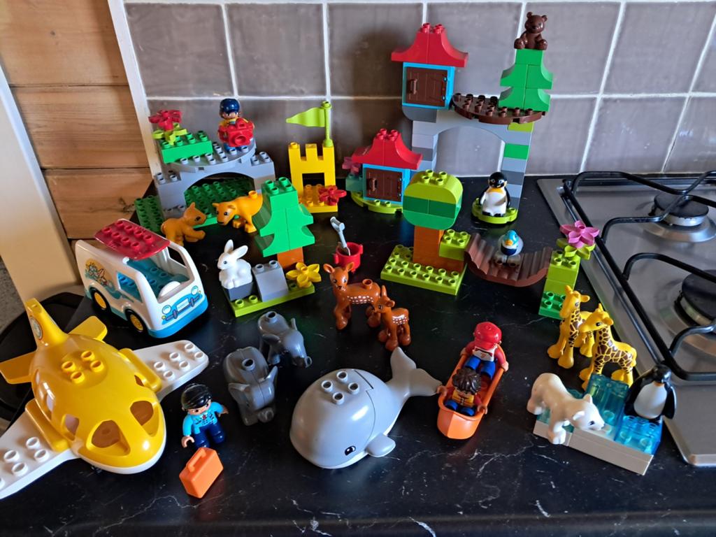 Duplo Grote set Dieren alround the world., Ophalen of Verzenden, Zo goed als nieuw, Duplo