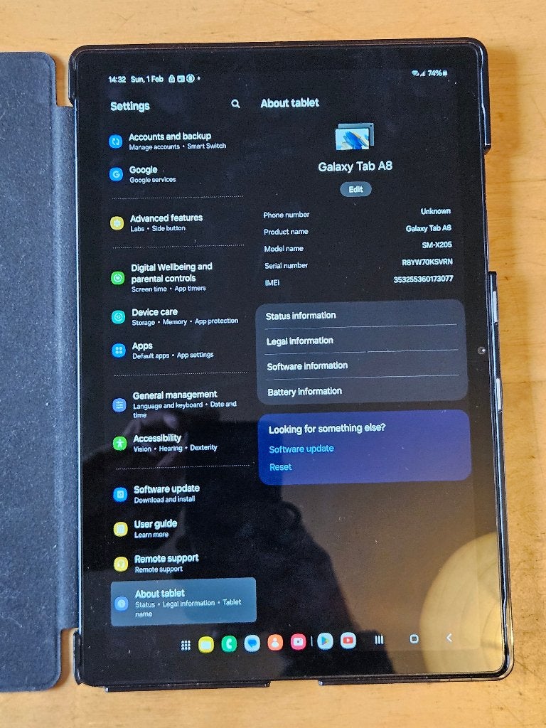 Samsung Galaxy Tab A8 LTE zo goed als nieuwe
