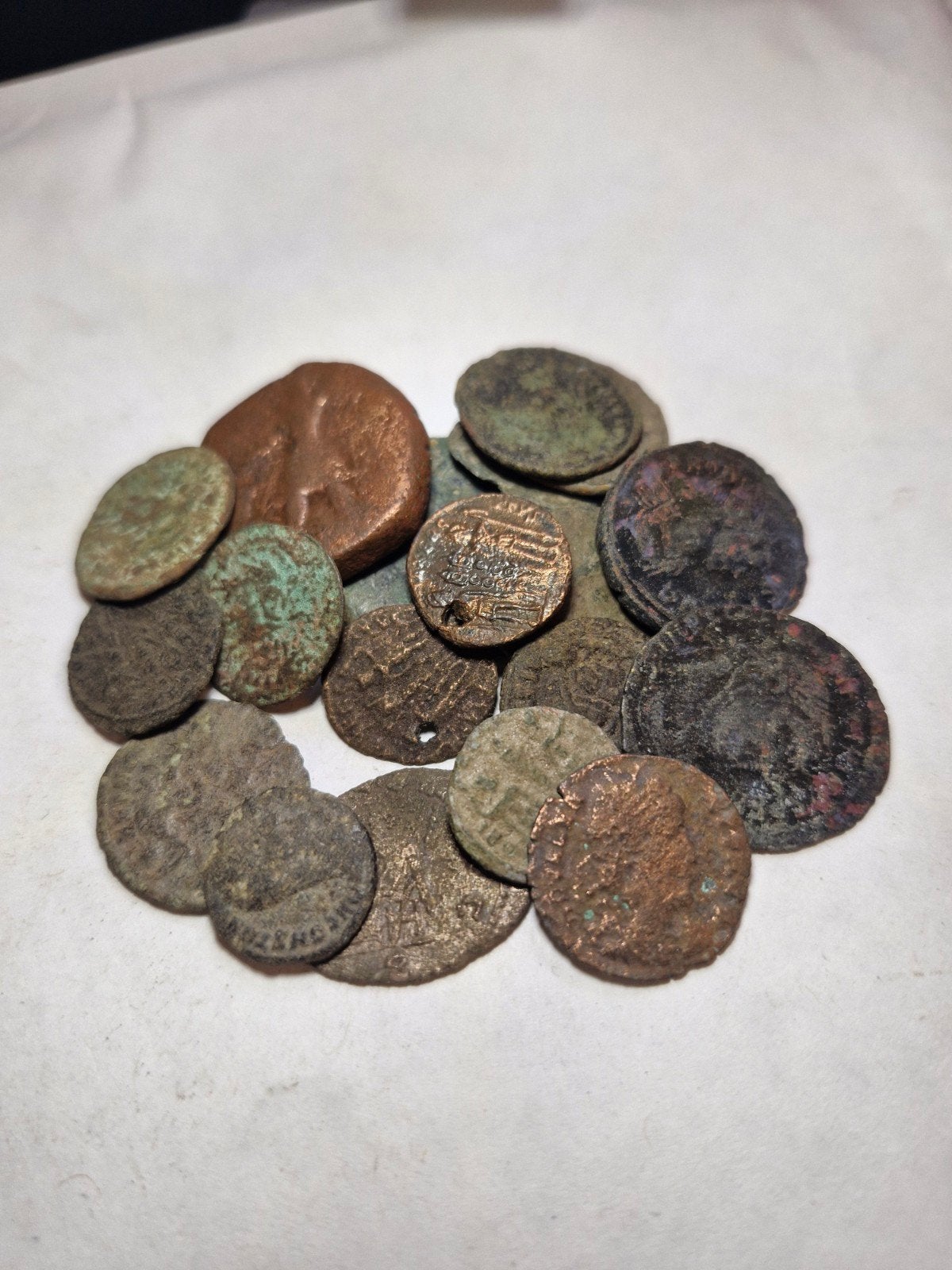 Lot 20 Romeinse munten, Ophalen of Verzenden, Nederland, Munten