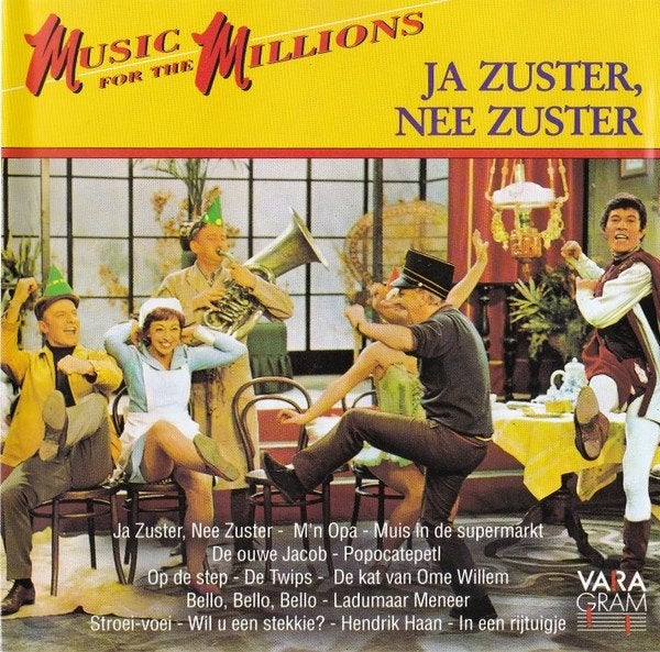 C.D. (1990) Ja Zuster Nee Zuster  (Music for Millions), Inclusief doosje, Ophalen of Verzenden, Zo goed als nieuw, Levenslied of Smartlap