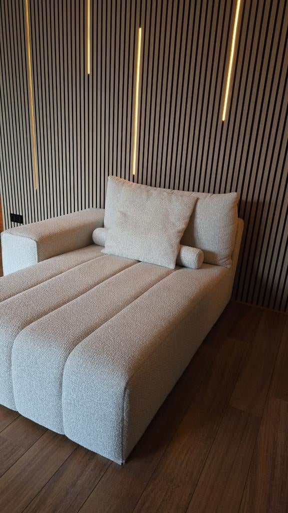 Passe-Partout Chaises Longues Loungebank (zgan), Eenpersoons, Ophalen of Verzenden, Zo goed als nieuw, Minder dan 150 cm