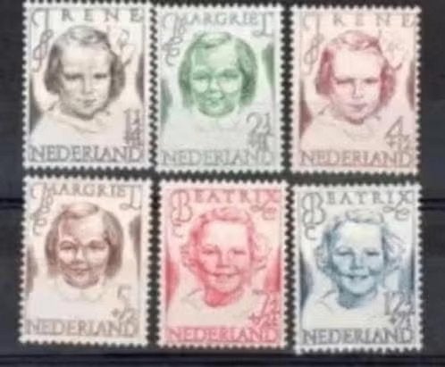Nederland nvph 454 t/m 459 (pf), Postzegels en Munten, Postzegels | Nederland, Verzenden, Na 1940, Postfris