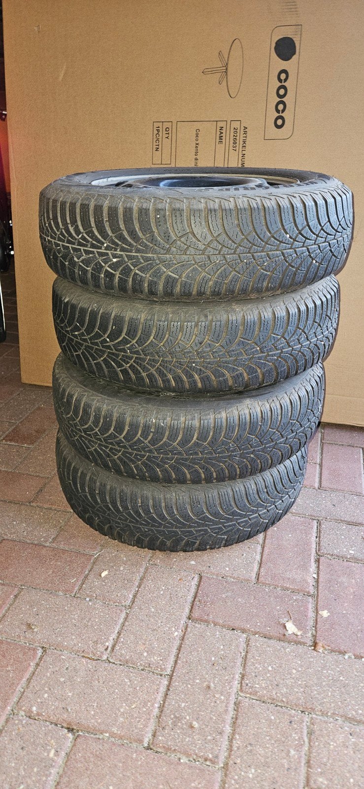 Stalen velgen 14 inch - 5x14 ET35 5x100 57, Ophalen, Gebruikt