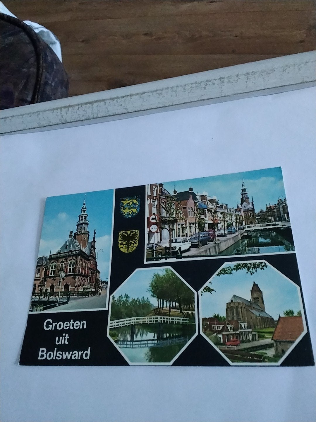 Ansichtkaart Groeten uit Bolsward - Vintage, Ophalen of Verzenden, 1960 tot 1980, Ongelopen, Friesland
