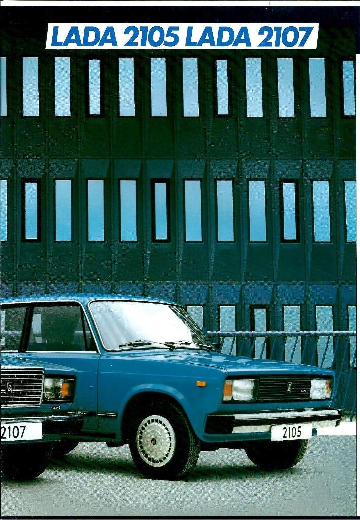 Folder Lada 2105 en 2107, Ophalen of Verzenden, Gelezen, Overige merken