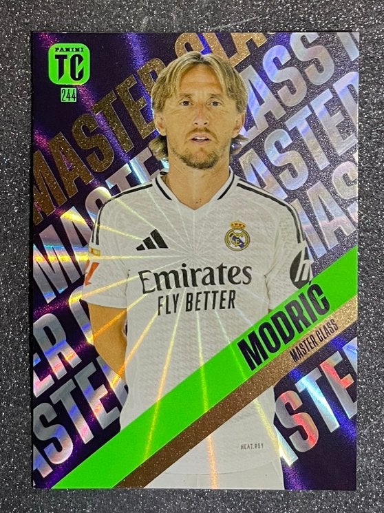 Panini Top Class 2025   MASTER CLASS   MODRIĆ   REAL MADRID, Hobby en Vrije tijd, Stickers en Plaatjes, Verzenden, Zo goed als nieuw