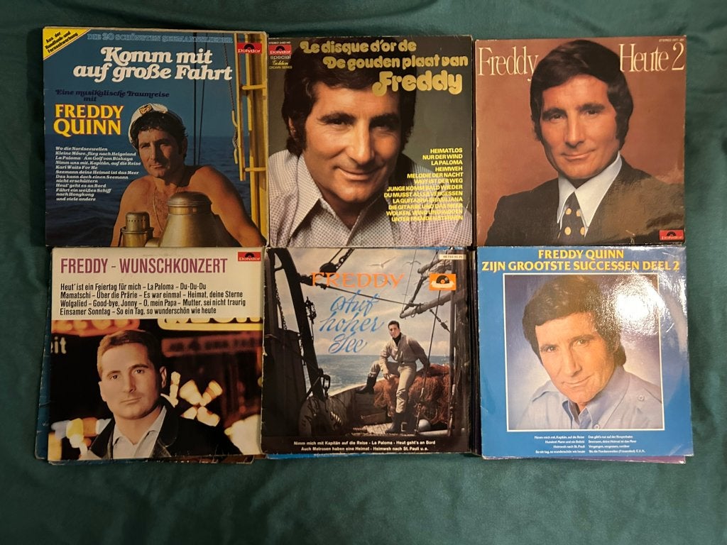 27 LP's Freddy Quinn (ook per stuk te koop), Cd's en Dvd's, LP, Gebruikt, Pop, Ophalen of Verzenden