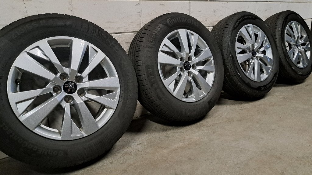 Orig velgen Peugeot 3008 5008 C5 Aircros Grandland 215/65/17, Banden en Velgen, 17 inch, Ophalen of Verzenden, Personenwagen