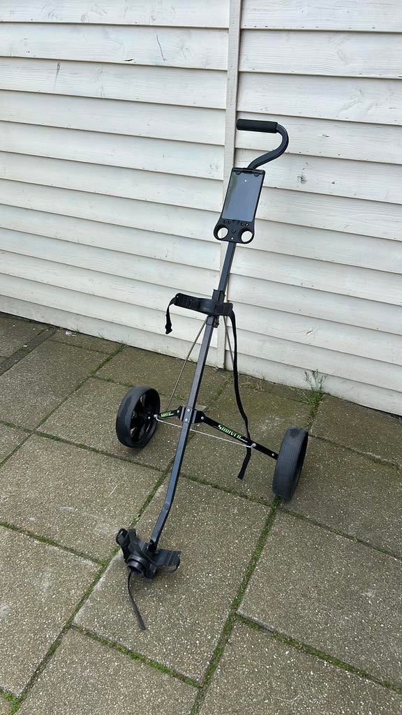 Golftrolley Shriver golfgear inklapbaar, Ophalen, Zo goed als nieuw, Golfkar