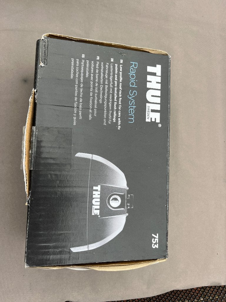 Thule dakdragerset 753 Rapid System met dragers, Ophalen, Gebruikt