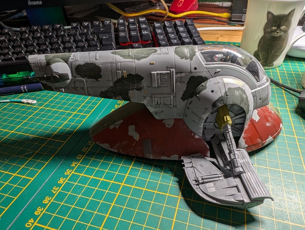 Star Wars - Boba Fett's Slave 1 modelkit, Verzenden, Actiefiguurtje