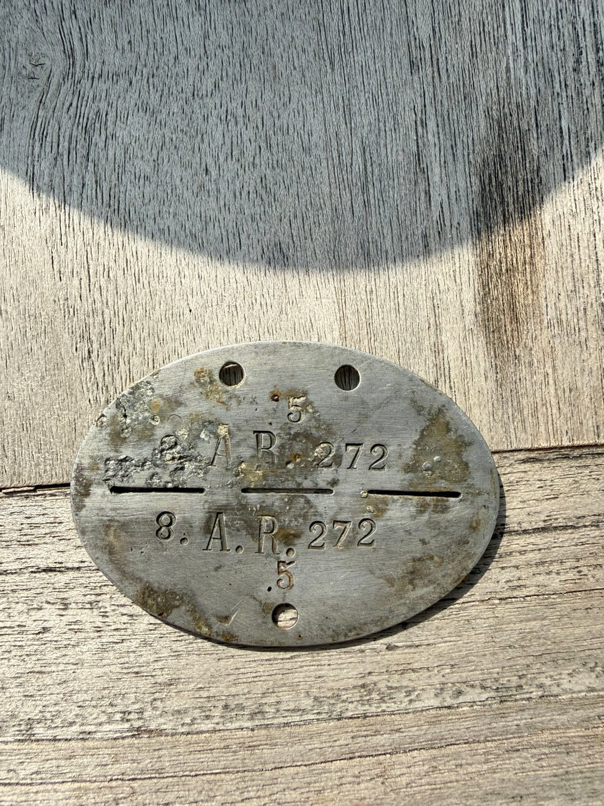 Artillerie erkennungsmarke (Normandië), Verzamelen, Militaria | Tweede Wereldoorlog, Ophalen of Verzenden, Landmacht, Duitsland