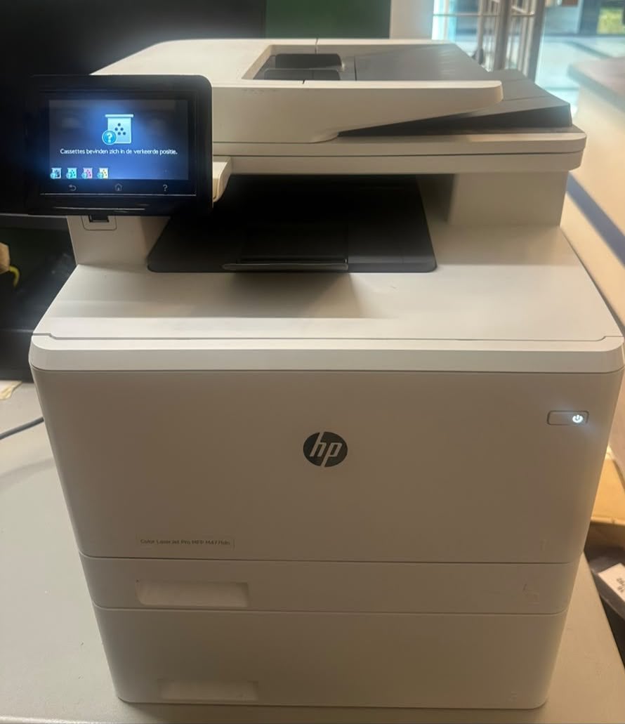 HP Color LaserJet Pro MFP M477fdn – defect, Computers en Software, Ophalen, Zo goed als nieuw, Kopieren, Laserprinter