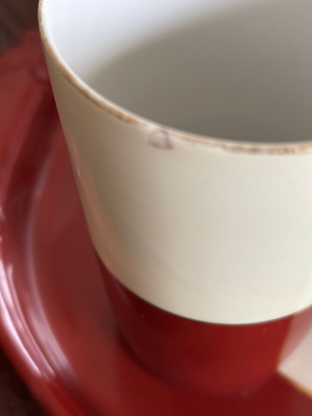 Antiek Droste Servies met Dienblad - 3 Bekers, 3 Schotels, Ophalen of Verzenden