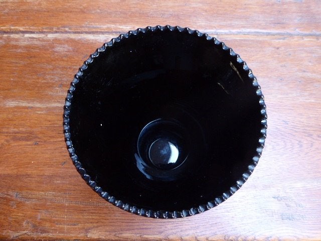 Art deco vaasje van hyaliet glas, Doyen, Ophalen of Verzenden