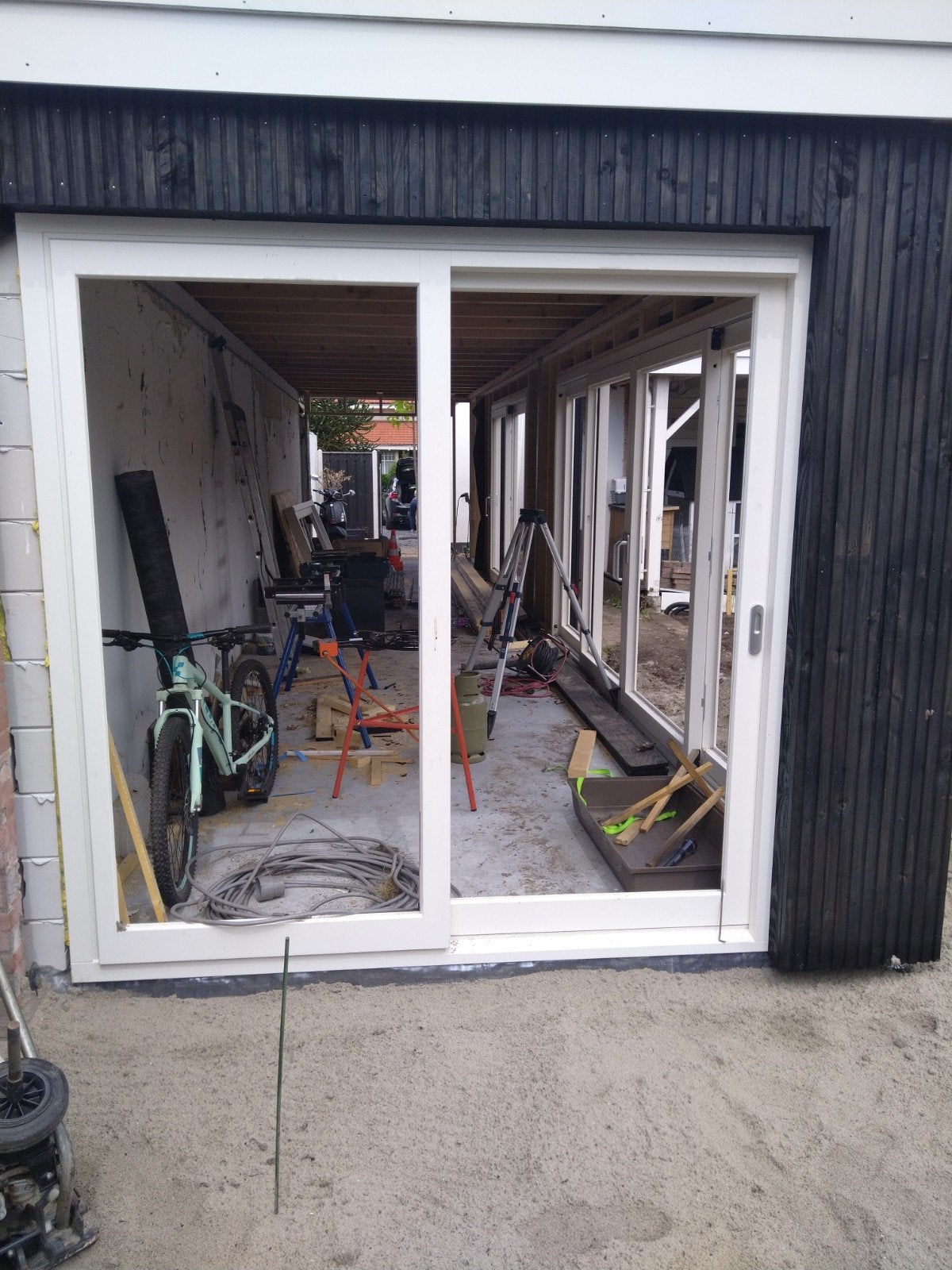 Nieuwe hardhouten schuifpuien op voorraad, Ophalen, Nieuw, Buitendeur, Schuifdeur