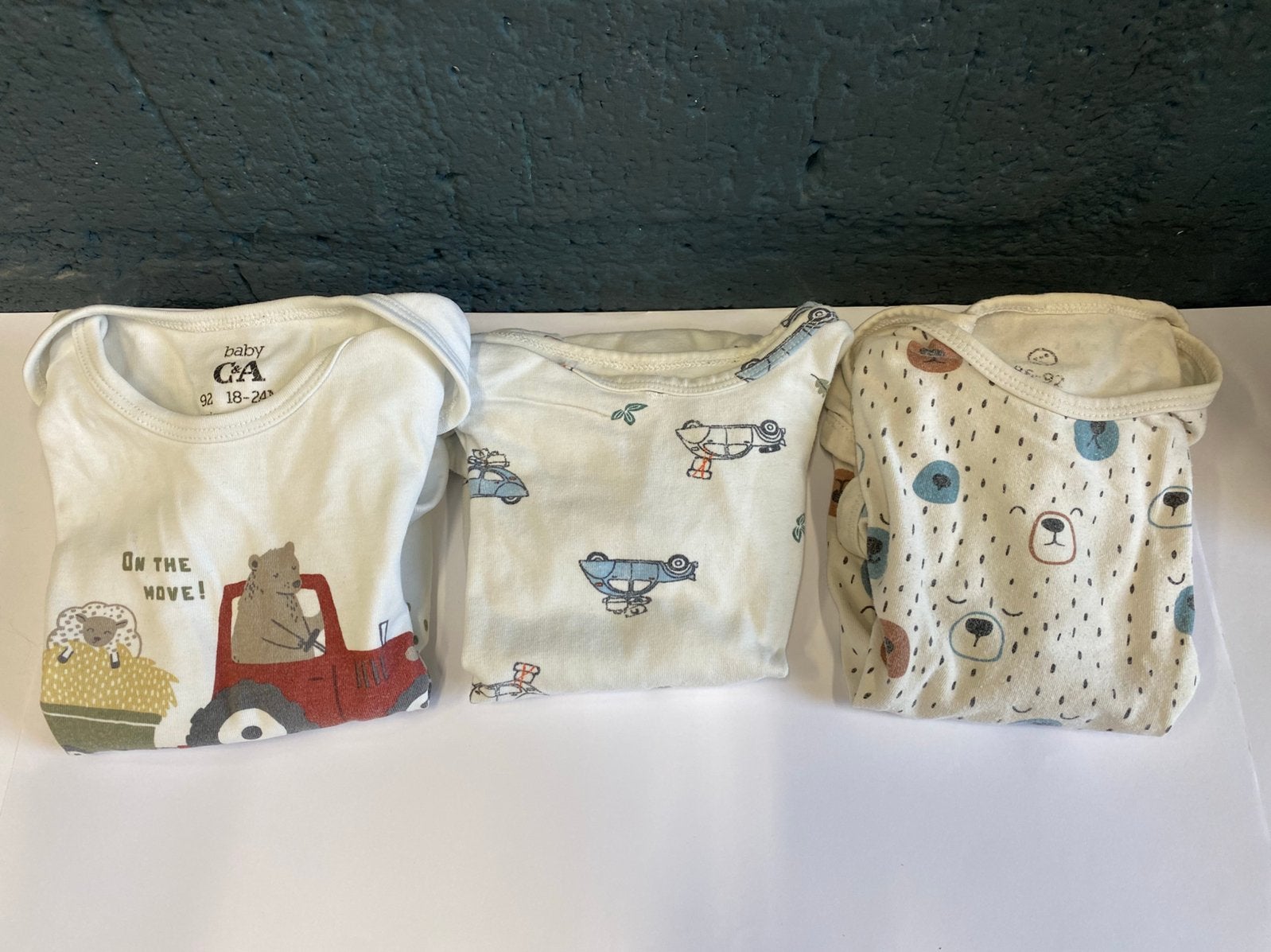 Rompers 86/92 korte mouwen, Kinderen en Baby's, Babykleding | Maat 86, Ophalen of Verzenden, Gebruikt, Jongetje of Meisje, Nacht- of Onderkleding