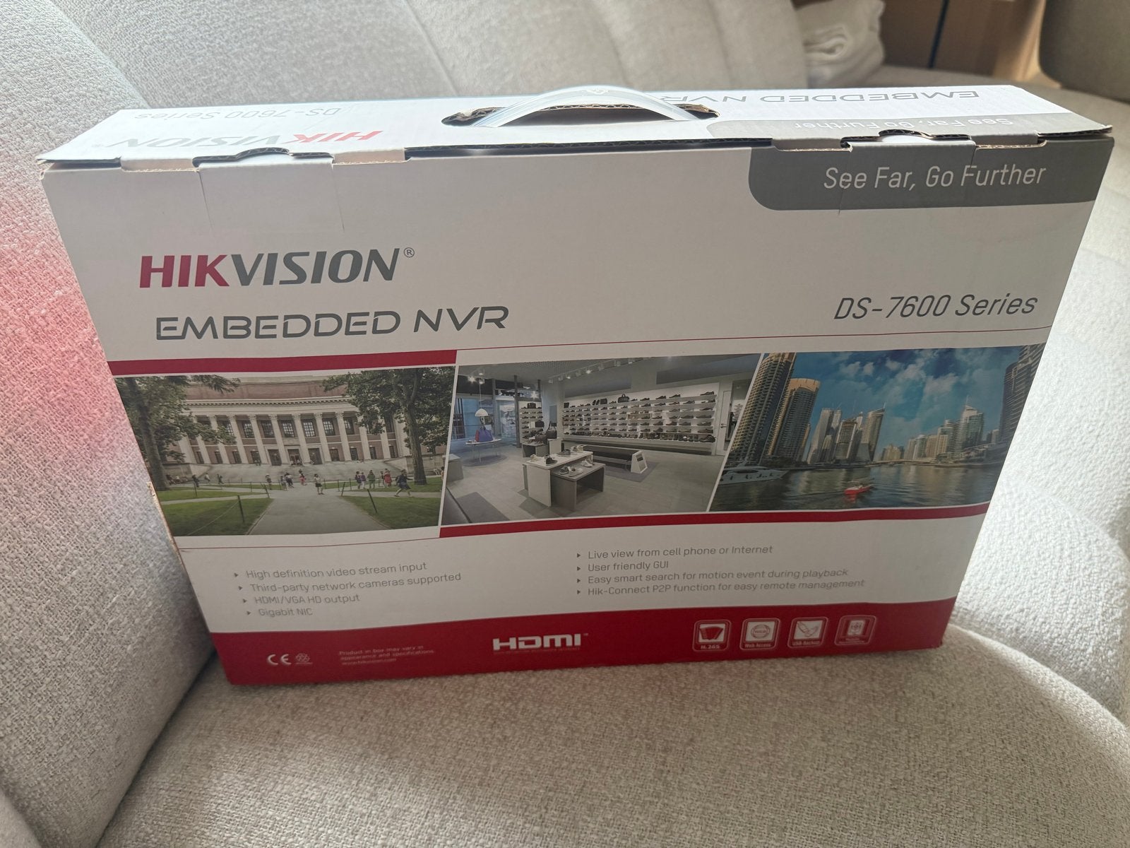 Hikvision DS-7604NI-K1 Embedded NVR Netwerk Video Recorder, Ophalen of Verzenden, Nieuw