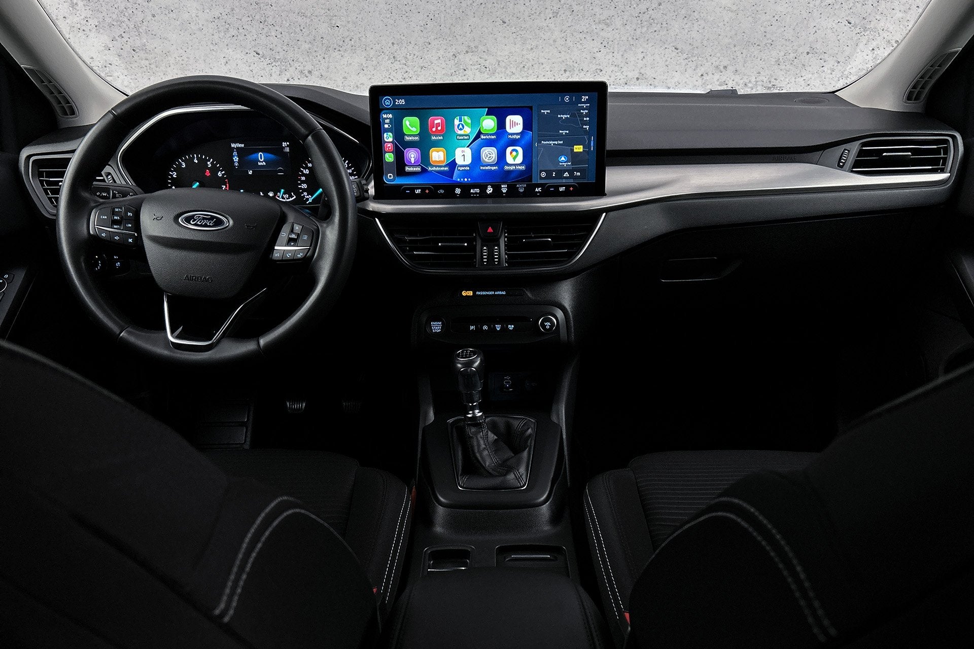 Ford FOCUS Wagon 1.0 EcoBoost Hybrid Titanium | LED koplampe, Auto's, Stof, Gebruikt, Origineel Nederlands, Handgeschakeld
