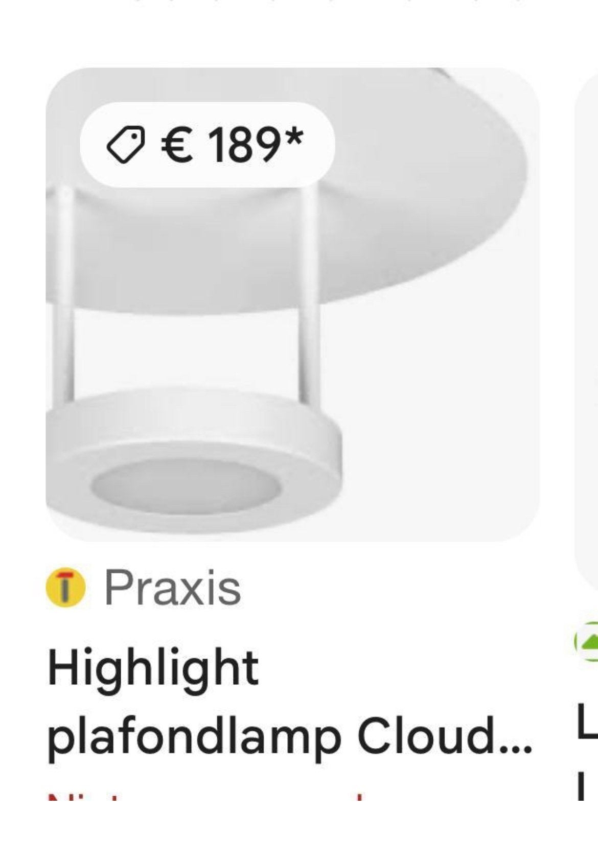 Praxis plafondlampen, Ophalen, Zo goed als nieuw