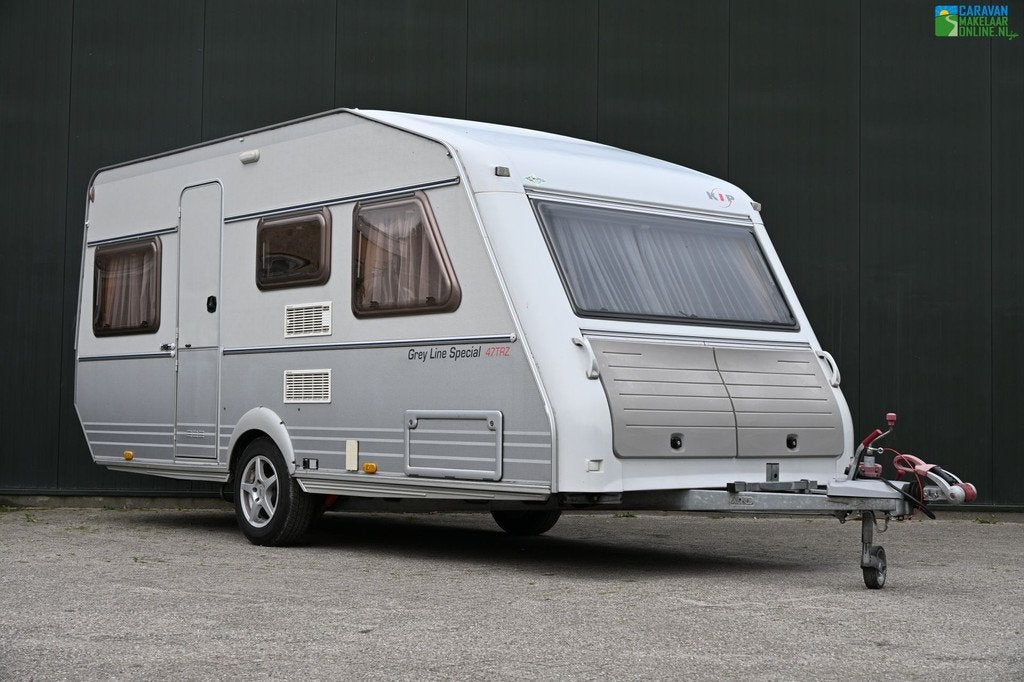 Kip Grey Line Special 47 TRZ, Caravans en Kamperen, Caravans, Rondzit, Kip, Bedrijf, Kachel